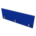 Paraván na hranu stola Akustik, 180 cm, modrý