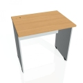Pracovný stôl Gate, 80x75,5x60 cm, buk/sivý