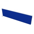 Paraván na plochu stola Akustik, 160 cm, modrý