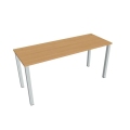 Pracovný stôl Uni, 160x75,5x60 cm, buk/sivá