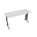 Pracovný stôl Flex, 140x75,5x60 cm, biely/kov