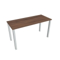 Pracovný stôl Uni, 140x75,5x60 cm, orech/sivá