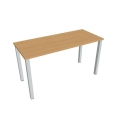 Pracovný stôl Uni, 140x75,5x60 cm, buk/sivá