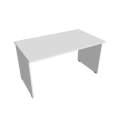 Pracovný stôl Gate, 140x75,5x80 cm, biely/biely