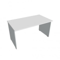 Pracovný stôl Gate, 140x75,5x80 cm, biely/sivý