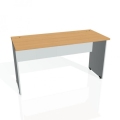 Pracovný stôl Gate, 140x75,5x60 cm, buk/sivý