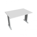 Rokovací stôl Flex, 120x75,5x80 cm, biely/kov