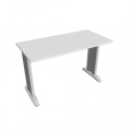 Pracovný stôl Flex, 120x75,5x60 cm, biely/kov