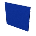 Priečkový paraván Akustik, 120x118 cm, modrý