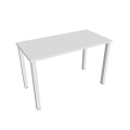 Pracovný stôl Uni, 120x75,5x60 cm, biela/biela