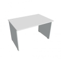 Pracovný stôl Gate, 120x75,5x80 cm, biely/sivý