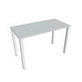 Pracovný stôl Uni, 120x75,5x60 cm, sivá/biela