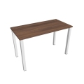 Pracovný stôl Uni, 120x75,5x60 cm, orech/biela