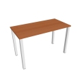 Pracovný stôl Uni, 120x75,5x60 cm, čerešňa/biela