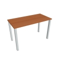 Pracovný stôl Uni, 120x75,5x60 cm, čerešňa/sivá