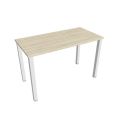 Pracovný stôl Uni, 120x75,5x60 cm, agát/biela