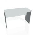 Pracovný stôl Gate, 120x75,5x60 cm, sivý/sivý
