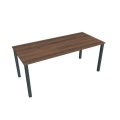 Rokovací stôl Uni, 180x75,5x80 cm, orech/čierna