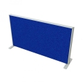 Paraván na plochu stola Akustik, 80 cm, modrý