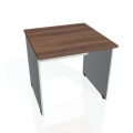 Pracovný stôl Gate, 80x75,5x80 cm, orech/sivý