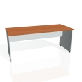 Pracovný stôl Gate, 180x75,5x80 cm, čerešňa/sivý