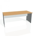 Pracovný stôl Gate, 180x75,5x80 cm, buk/sivý