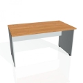 Pracovný stôl Gate, 140x75,5x80 cm, jelša/sivý