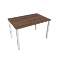Pracovný stôl Uni, 120x75,5x80 cm, orech/biela