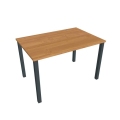 Pracovný stôl Uni, 120x75,5x80 cm, jelša/čierna