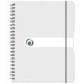 Blok poznámkový štvorčekový Herlitz Easy Orga A4 80 listov transparentný biely