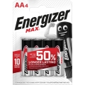 Batéria alkalická Energizer Max 1,5 V, typ AA,4 ks