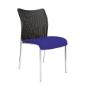 Konferenčná stolička Vanity Plus, modrá
