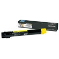 Toner Lexmark X950 X954 22K YELLOW