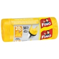 Vrecia zaväzovacie FINO Color 20 ℓ, 7 mic., 44 x 50 cm, žlté (30 ks)