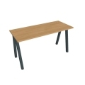 Pracovný stôl UNI A, 140x75,5x60 cm, dub/čierna