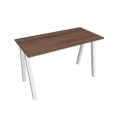 Pracovný stôl UNI A, 120x75,5x60 cm, orech/biela