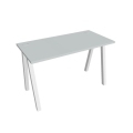 Pracovný stôl UNI A, 120x75,5x60 cm, sivá/biela