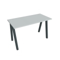 Pracovný stôl UNI A, 120x75,5x60 cm, sivá/čierna