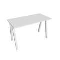 Pracovný stôl UNI A, 120x75,5x60 cm, biela/biela