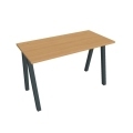 Pracovný stôl UNI A, 120x75,5x60 cm, buk/čierna