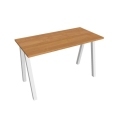 Pracovný stôl UNI A, 120x75,5x60 cm, jelša/biela