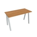Pracovný stôl UNI A, 120x75,5x60 cm, jelša/sivá