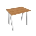 Pracovný stôl UNI A, 80x75,5x60 cm, jelša/biela