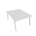 Pracovný stôl UNI A, 120x75,5x160 cm, biela/biela