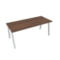 Rokovací stôl UNI A, 180x75,5x80 cm, orech/sivá