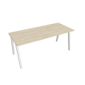 Rokovací stôl UNI A, 180x75,5x80 cm, agát/biela