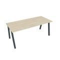 Rokovací stôl UNI A, 180x75,5x80 cm, agát/čierna