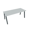 Rokovací stôl UNI A, 180x75,5x80 cm, sivá/čierna