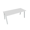 Rokovací stôl UNI A, 180x75,5x80 cm, biela/sivá