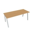 Rokovací stôl UNI A, 180x75,5x80 cm, buk/sivá